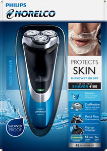 Philips Norelco - Electric Shaver 4100 - Blue/Black