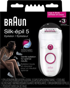 Braun - Silk-épil 5 Epilator - White & Pink