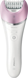Philips - Satinelle Advanced Wet/Dry Cordless Epilator - Purple/White